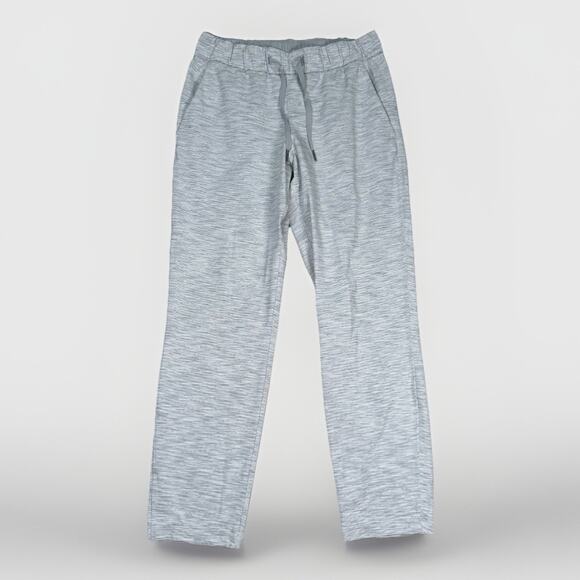 LULULEMON On The Fly Pants Luxtreme Battleship Gray Full Length 27” Womens Sz 6 - Picture 1 of 8
